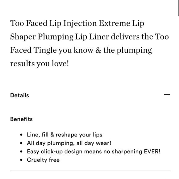 🎉HP🎉’Puffy Nude’ Lip Injection Extreme Lip Shaper Plumping Lip Liner - Picture 9 of 9